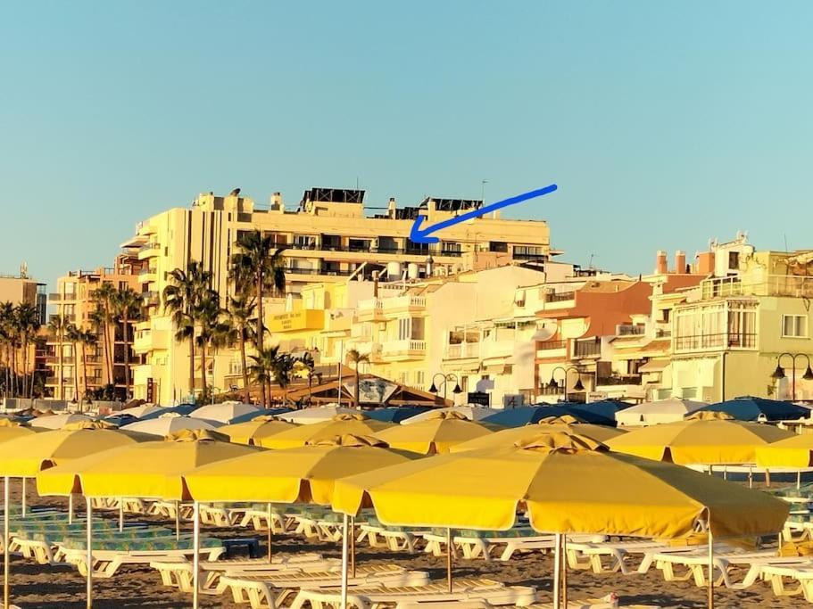 Apartamento 1ª Linea Playa Garaje Piscinas Terraza 토레몰리노스 외부 사진