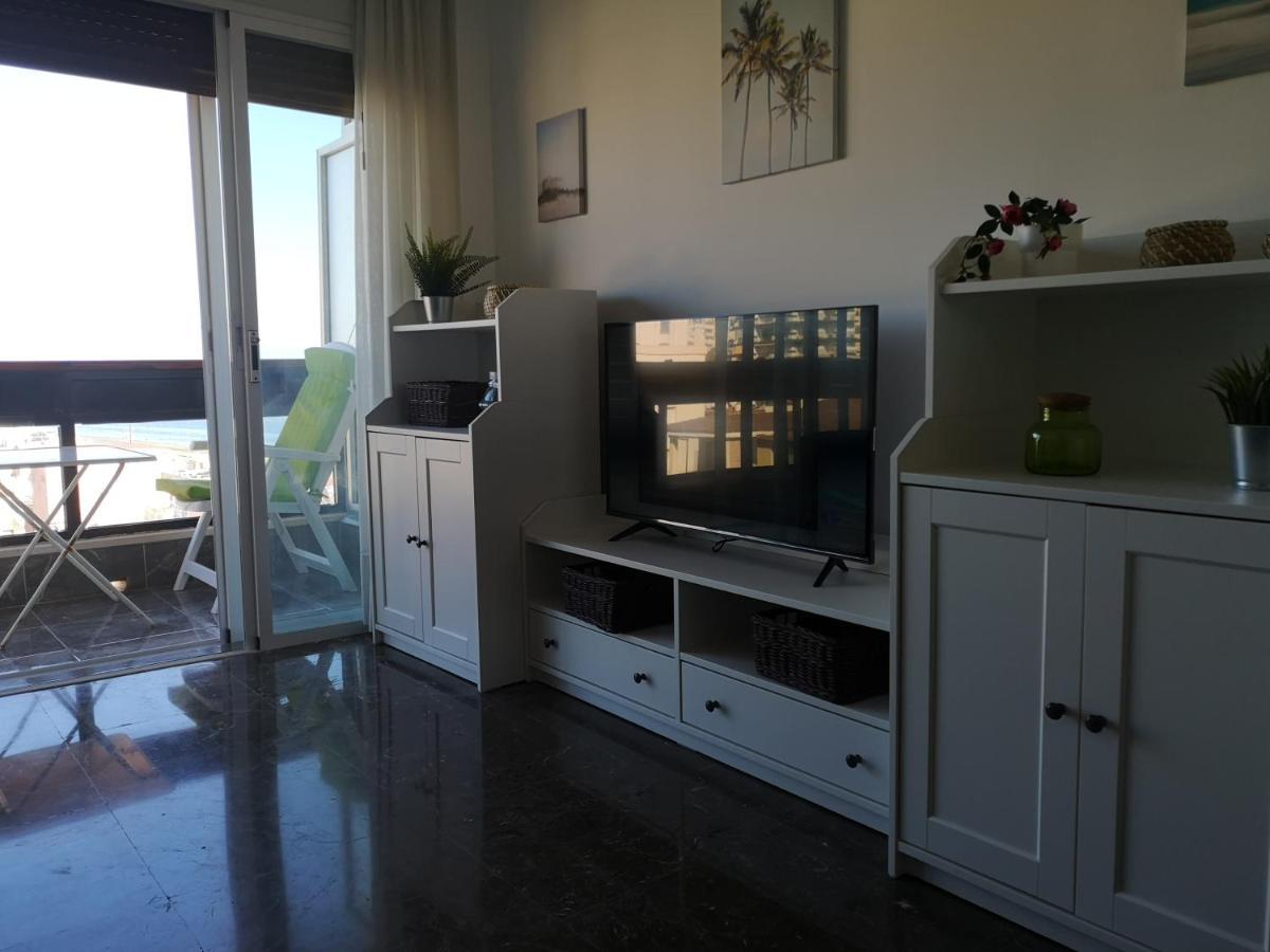 Apartamento 1ª Linea Playa Garaje Piscinas Terraza 토레몰리노스 외부 사진