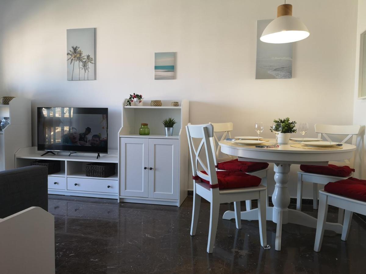 Apartamento 1ª Linea Playa Garaje Piscinas Terraza 토레몰리노스 외부 사진