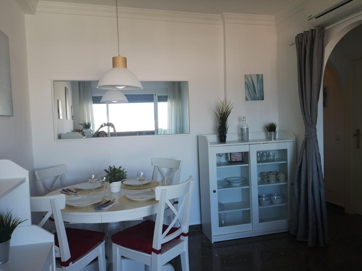Apartamento 1ª Linea Playa Garaje Piscinas Terraza 토레몰리노스 외부 사진