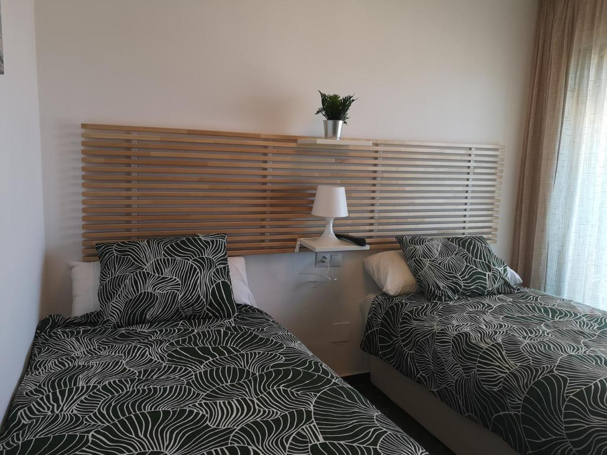 Apartamento 1ª Linea Playa Garaje Piscinas Terraza 토레몰리노스 외부 사진